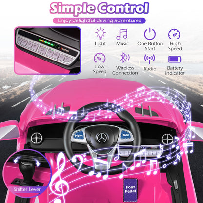 12V Kids Ride on Car Licensed Mercedes-Benz with Remote and Music