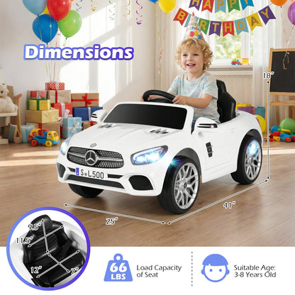 12V Kids Ride on Car Licensed Mercedes-Benz with Remote and Music