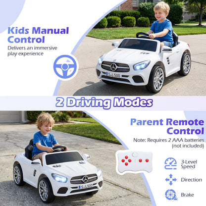 12V Kids Ride on Car Licensed Mercedes-Benz with Remote and Music
