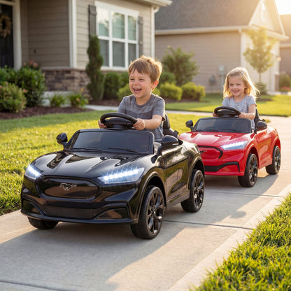 12V Kids Ride on Car Licensed Ford Mach E with Parent Control and Horn