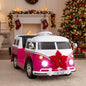 12V Ride On Car Licensed Volkswagen Ride-on Bus with Cup Holder and LED Headlights for 3+ Years Old