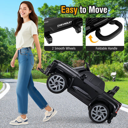 12V Ride on Car Truck Licensed Chevrolet with Remote Control Gift for 3+