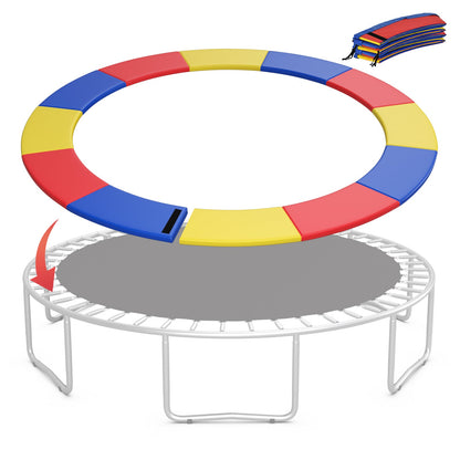 8-16 FT Trampoline Pad Replacement Safety Pad with Fixing Straps (Multicolor)