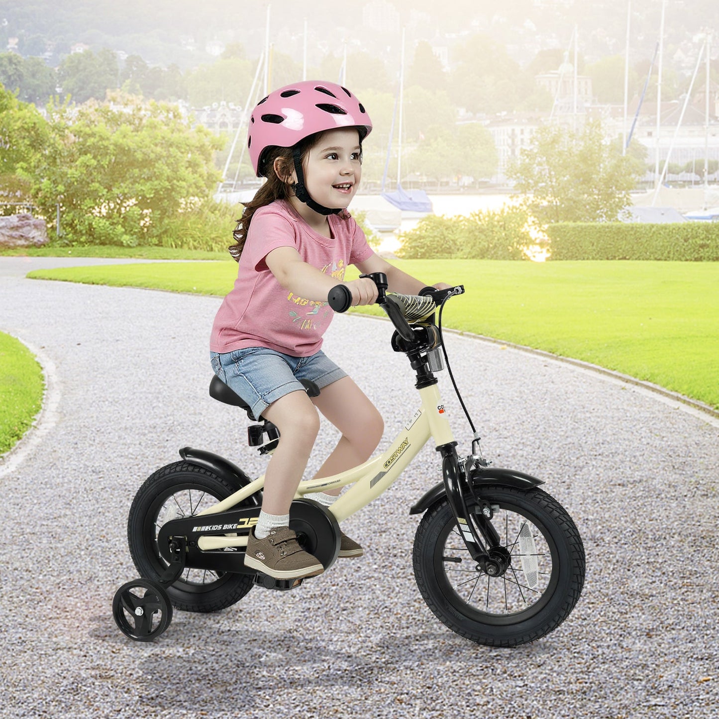 14 Inches Kids Bike Sport Bicycle with Removable Training Wheels