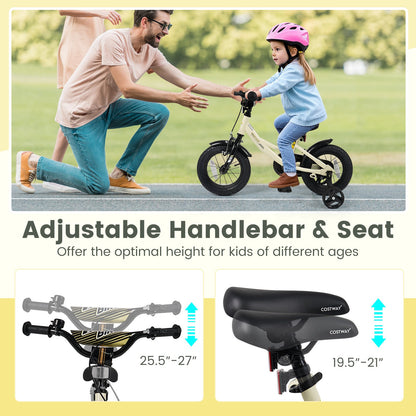 14 Inches Kids Bike Sport Bicycle with Removable Training Wheels