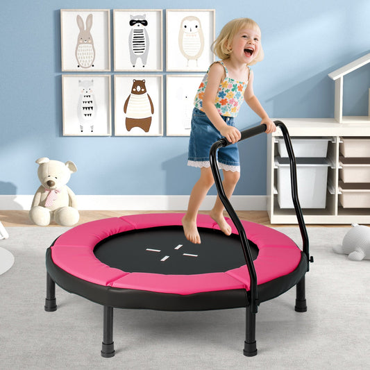 40 Inch Trampoline for Kids Indoor Outdoor Fitness Trampoline