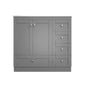 Shaker Free Standing Bathroom Vanity Cabinet & Sink, Soft Close Drawers, Soft Close Doors