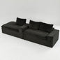 Modular Sofa, Convertible Twin Seat With Chaise Lounge