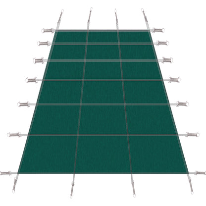 Inground Pool Safety Cover, 16x32ft Rectangle Winter Cover