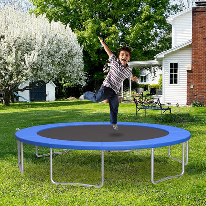 8-16 FT Trampoline Pad Replacement Safety Pad with Fixing Straps (Blue)