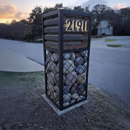Backlit LED House Numbers – Custom Illuminated Address Numbers for Outdoor Use