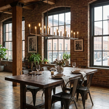 Avarit Forged Round Chandelier