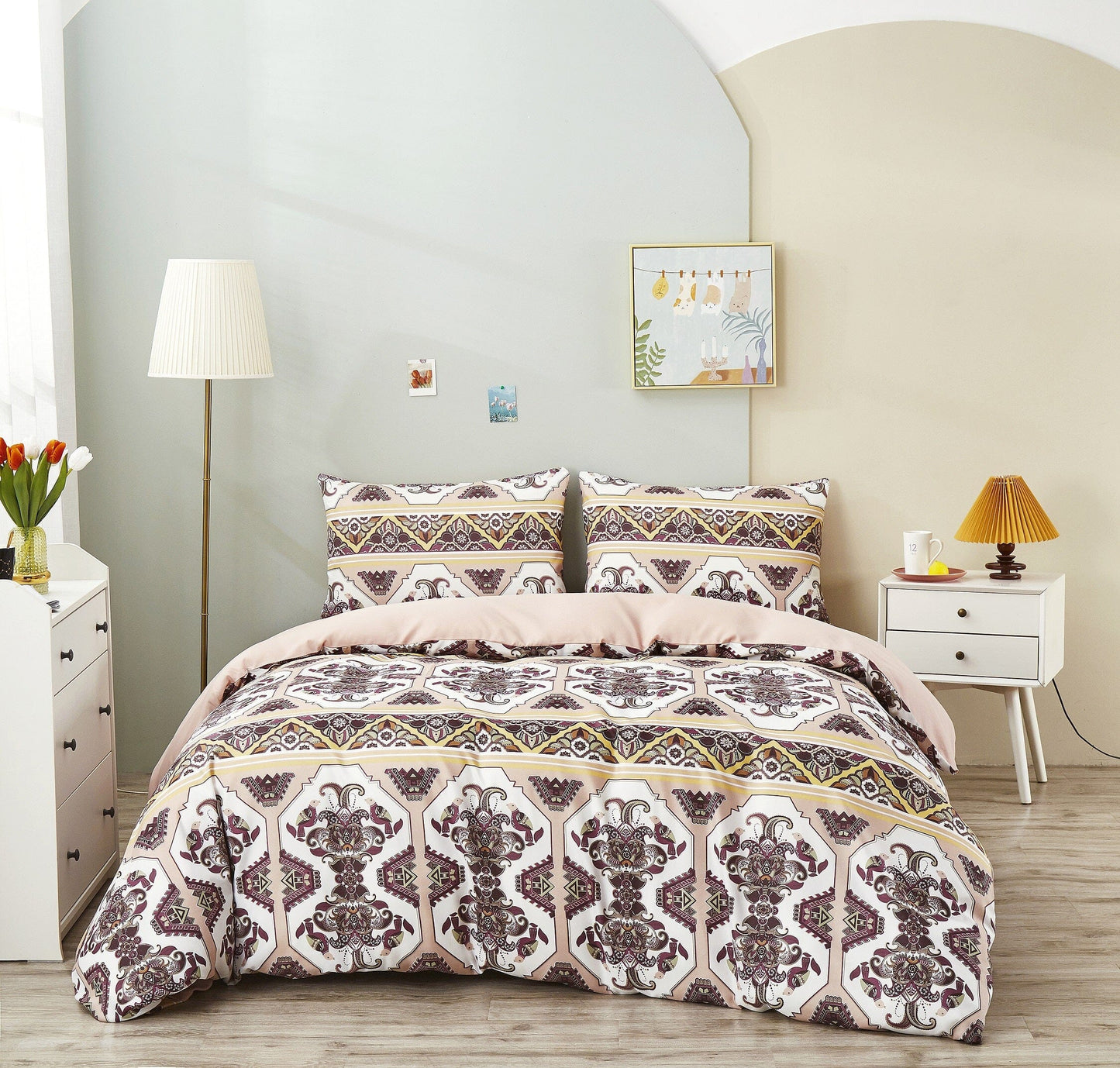 DaDa Bedding Oriental Kilim Persian Duvet Cover Set