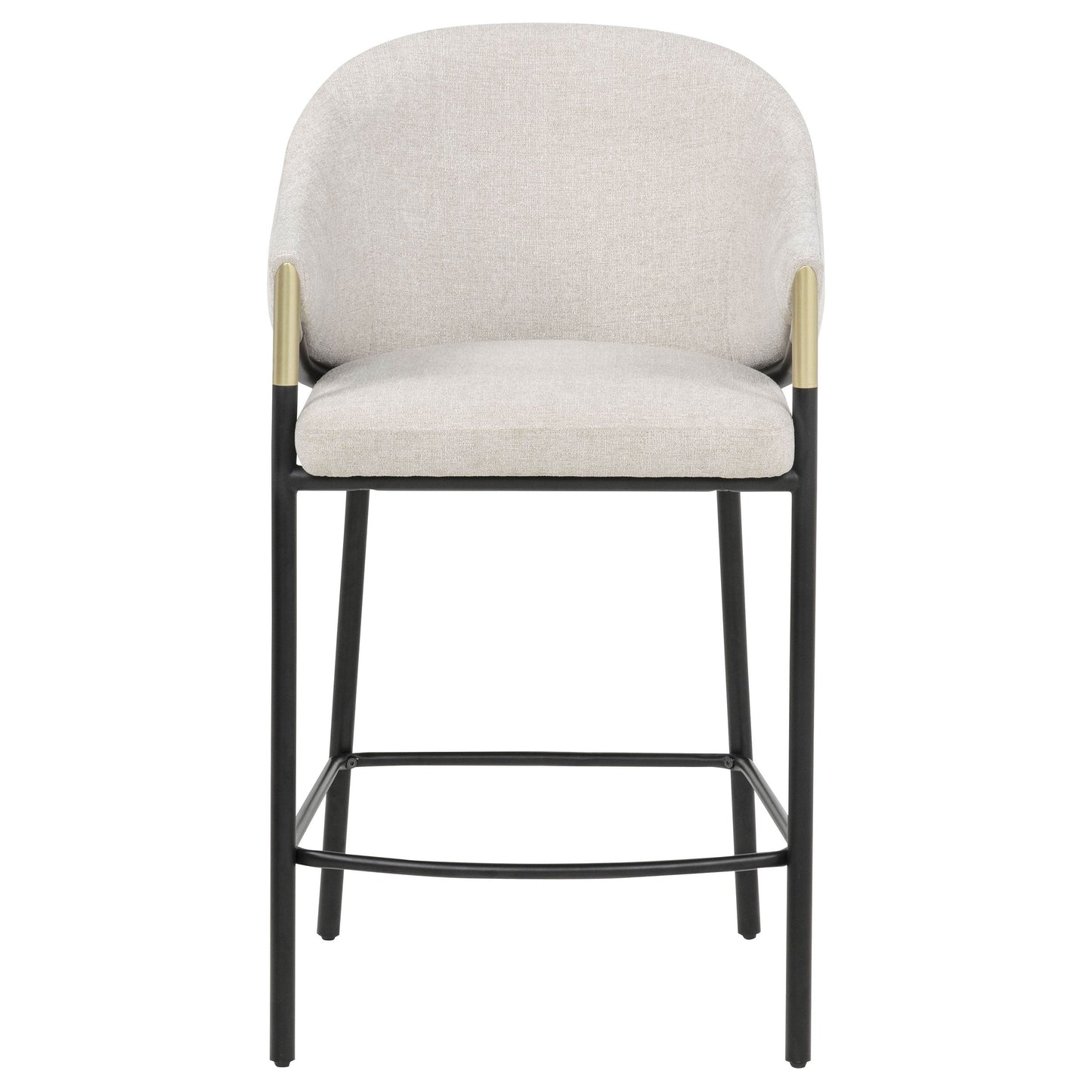Chadwick Fabric Upholstered Counter Height Chair Beige (Set of 2)