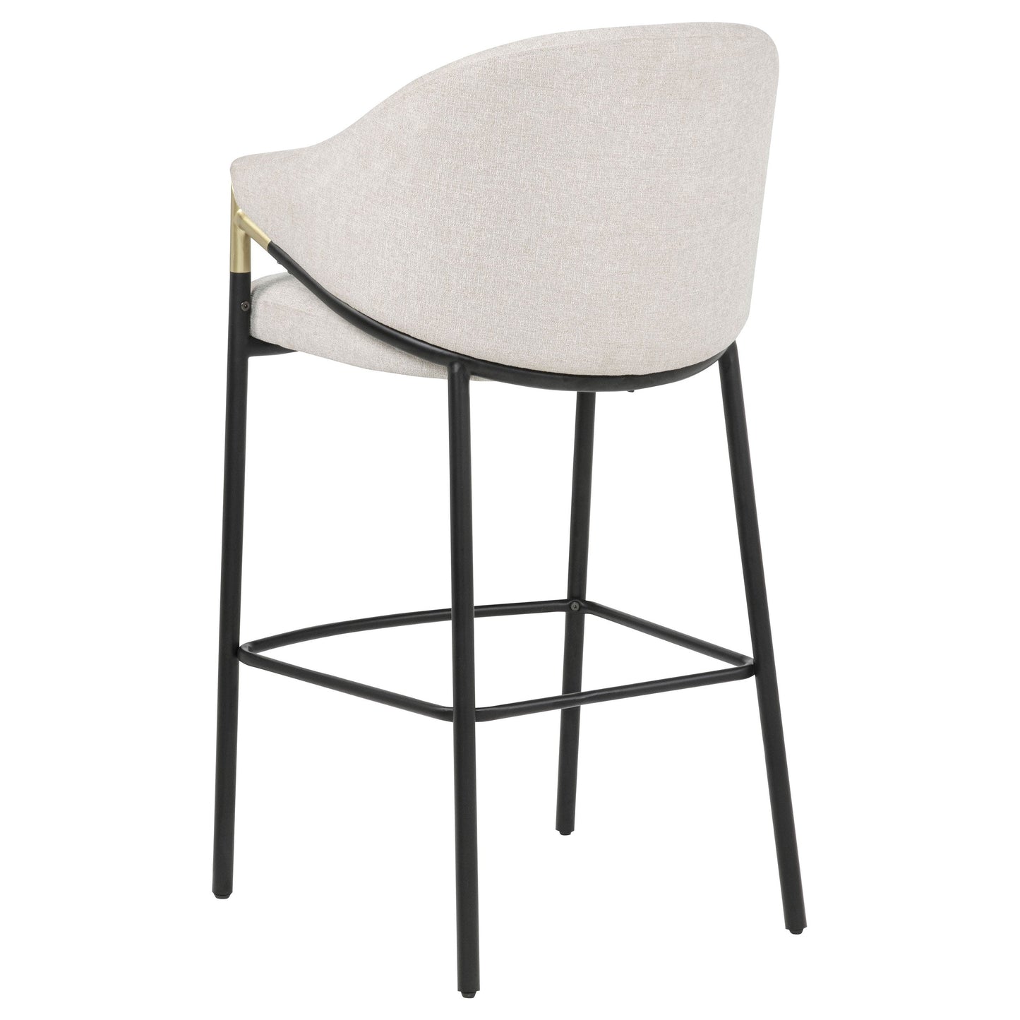 Chadwick Fabric Upholstered Bar Chair Beige (Set of 2)