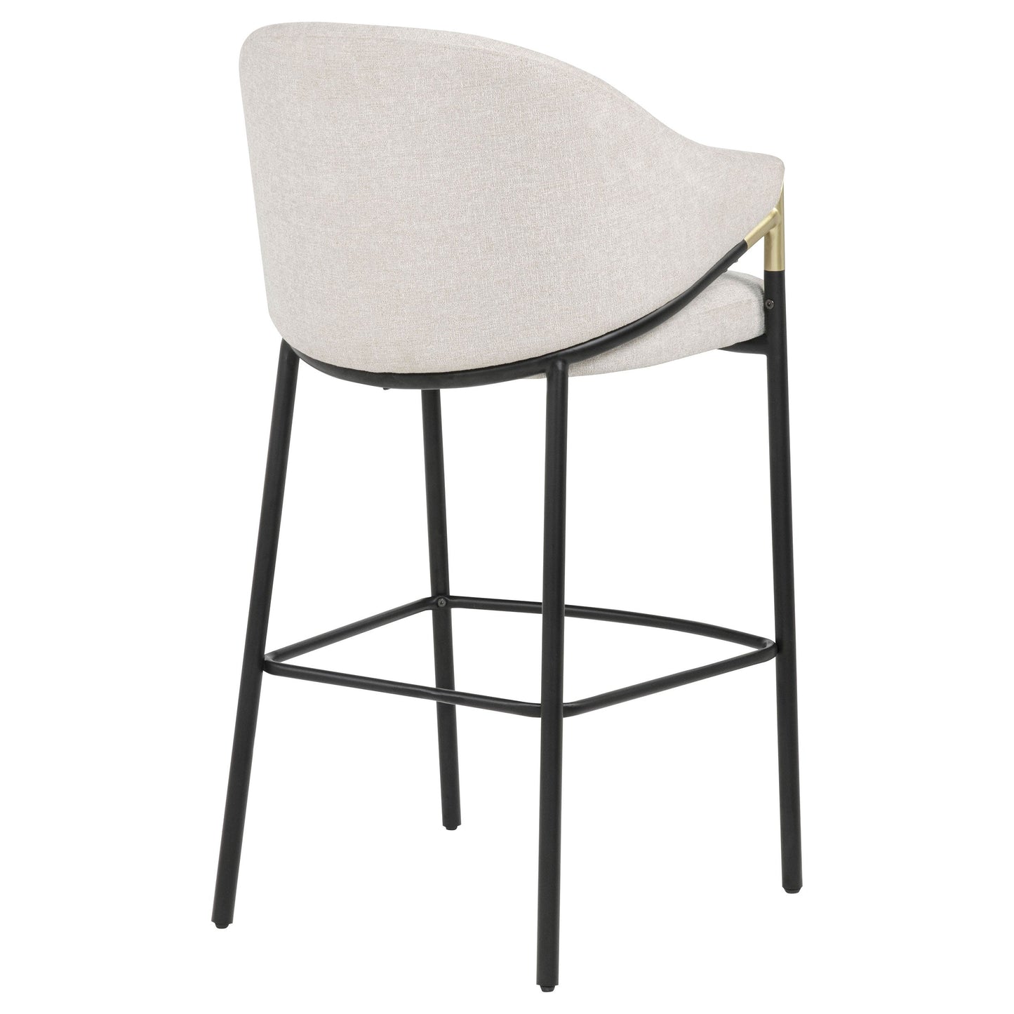 Chadwick Fabric Upholstered Bar Chair Beige (Set of 2)