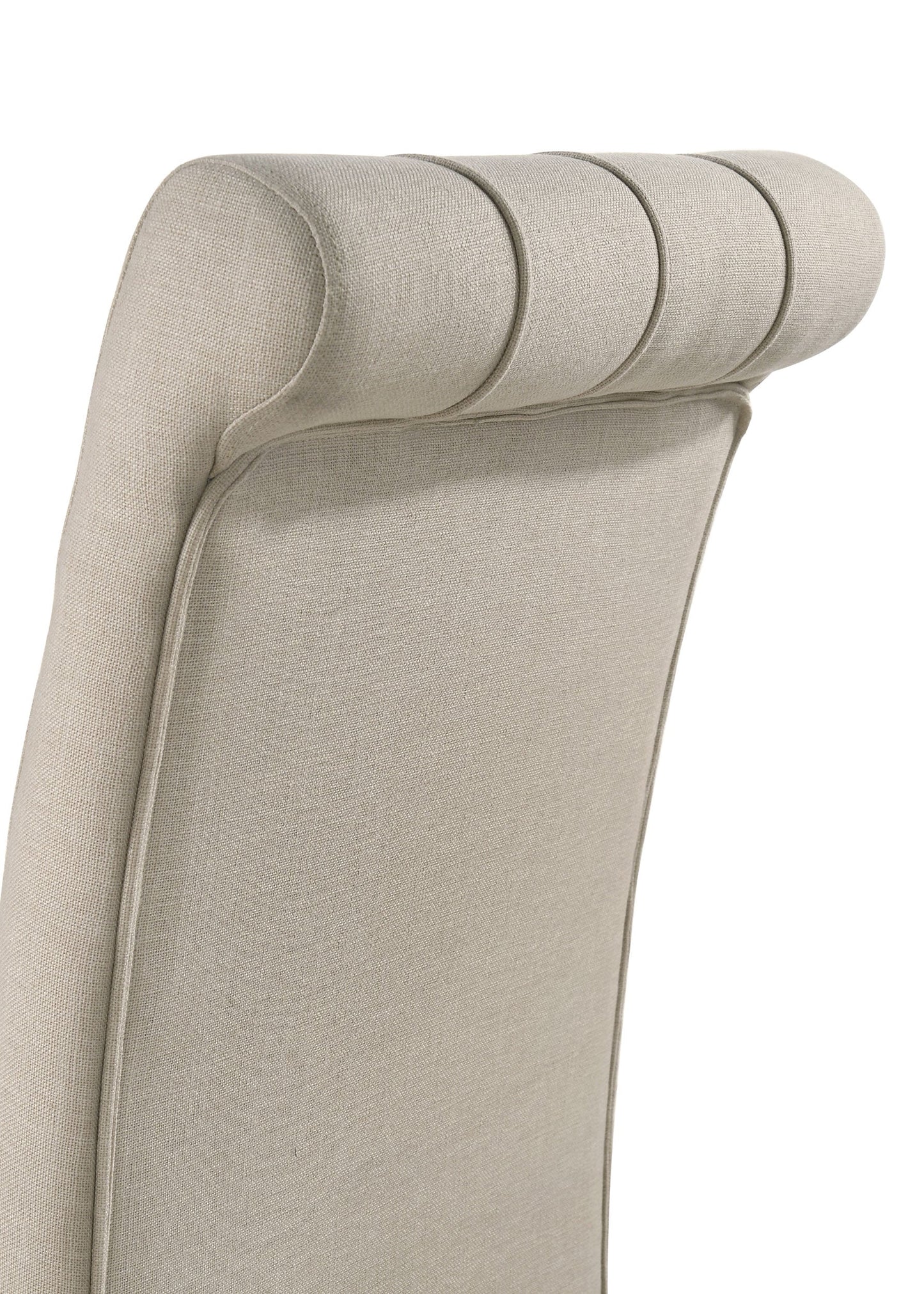 Alana Fabric Upholstered Dining Side Chair Beige (Set of 2)