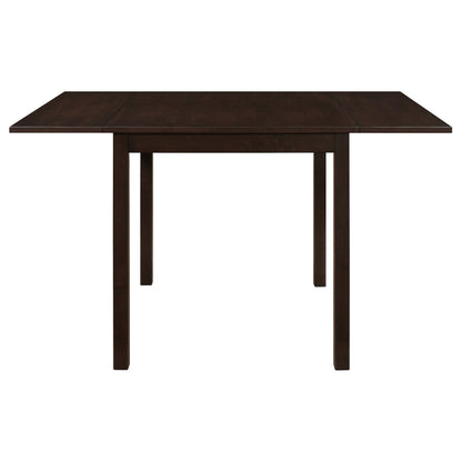 Kelso 3-piece Drop Leaf Dining Table Set Cappuccino and Tan