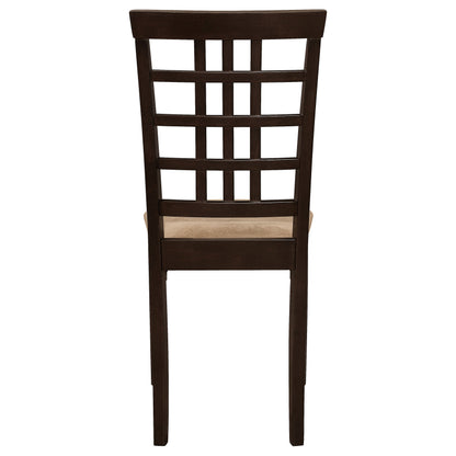 Kelso 3-piece Drop Leaf Dining Table Set Cappuccino and Tan