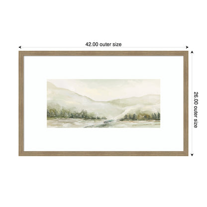 AQ Winter Landscape No. 6 by Annie Quigley Framed Wall Art Print