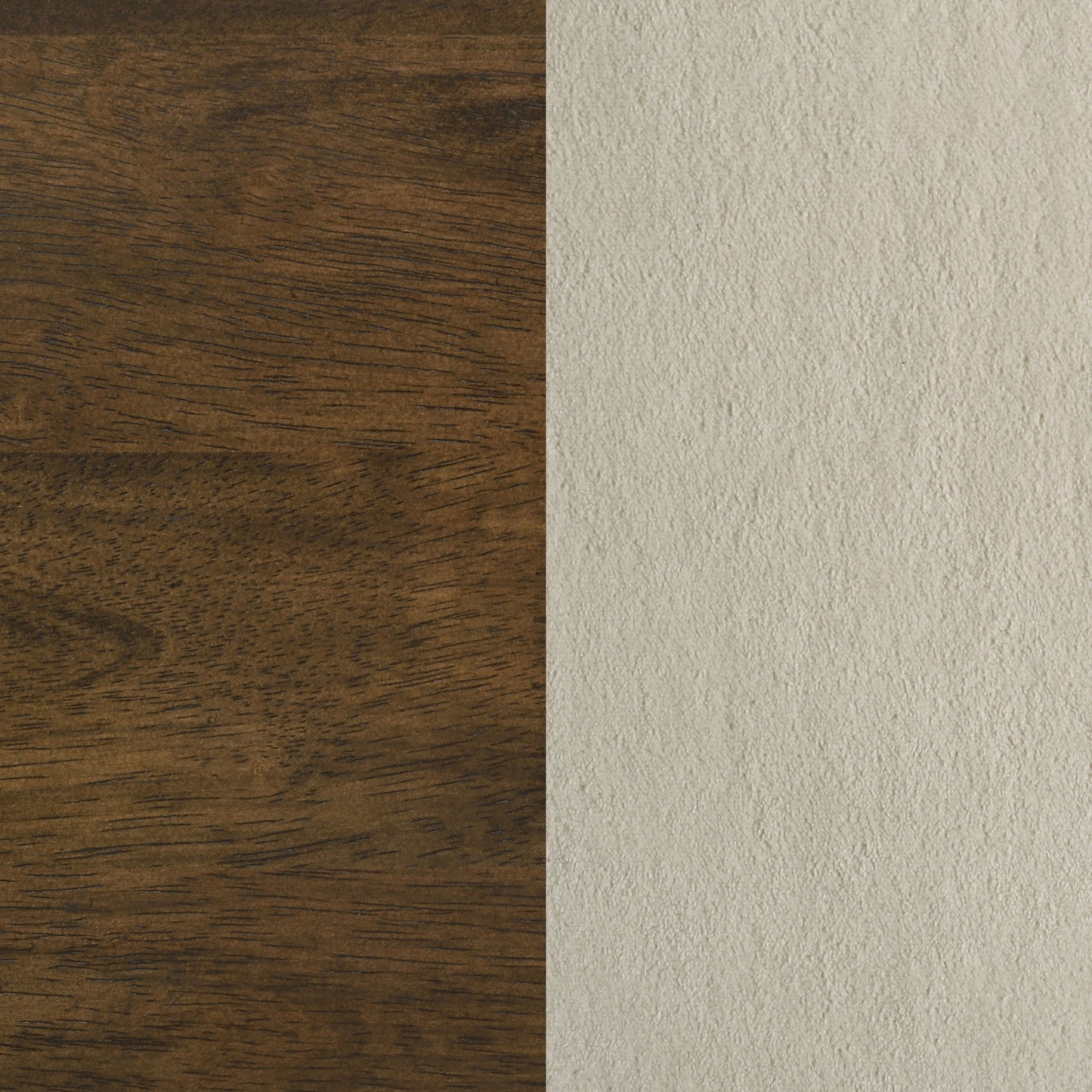 Redbridge Upholstered Side Chair Cream and Walnut (Set of 2)