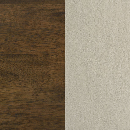 Redbridge Upholstered Side Chair Cream and Walnut (Set of 2)