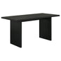 Decker 70-inch Rectangular Wood Counter Height Dining Table Black