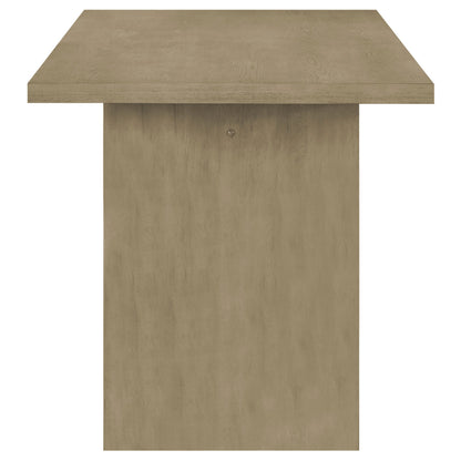 Decker 7-piece 70-inch Rectangular Counter Height Dining Set Cream and Natural Oak