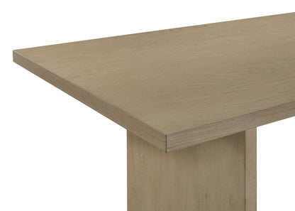 Decker 70-inch Rectangular Wood Counter Height Dining Table Natural Oak