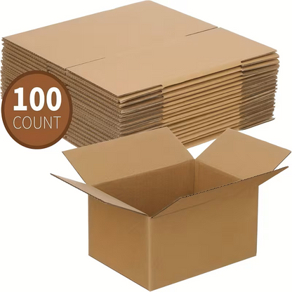 Multi Size/Pack - Corrugated Cardboard Packing Shipping Mailing Moving Boxes