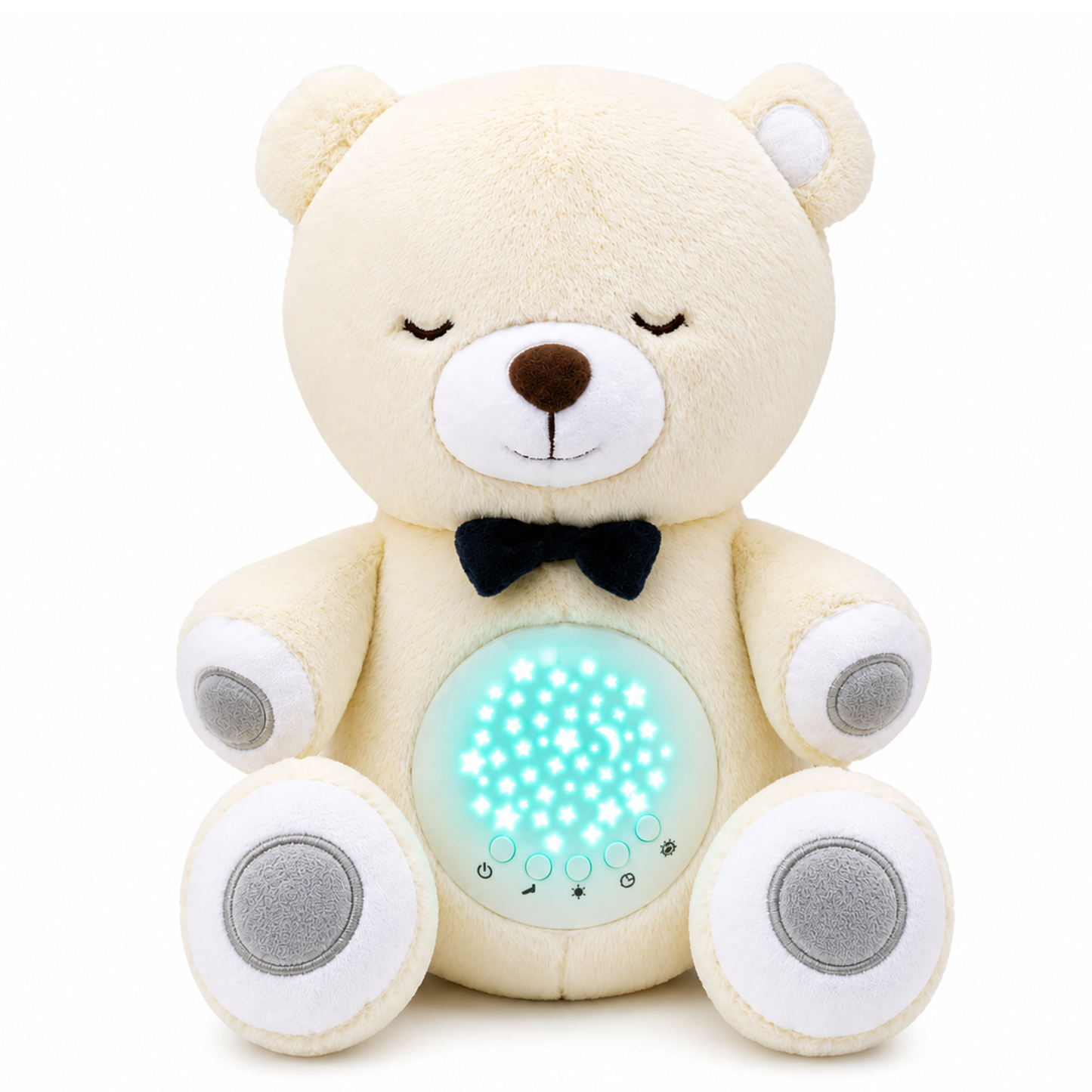 Lumipets Bear with Sound  Nursery Night Light & Sound Soother for Babies