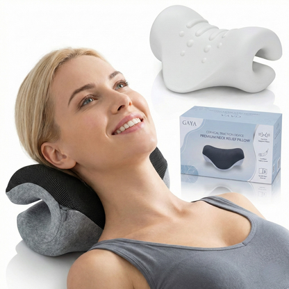 GAYA Cervical Traction Neck Stretcher with Removable Sleeve