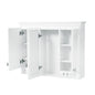 Wall Mount Mirror Cabinet With Adjustable Shelves, Soft Closing Hinges