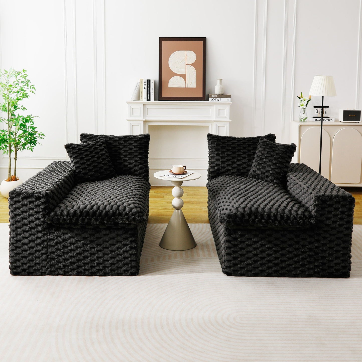 Multifunctional Sofa, Side-By-Side Or Facing Each Other