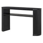 Console Table With Fluted Legs, Open Shelf