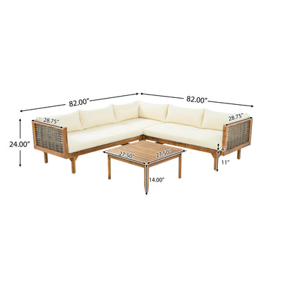 Sectional Seating Group With Waterproof Cushions