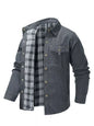 Men's Snap Down Long Sleeve Jacket