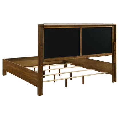 Adderley 4-piece Eastern King Bedroom Set Warm Brown
