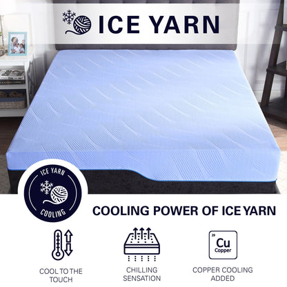 12" Refresh Hybrid Cooling GelCare Memory Foam And Coil Mattress