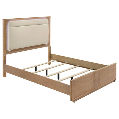 Leanne 4-piece Queen Bedroom Set Light Oak