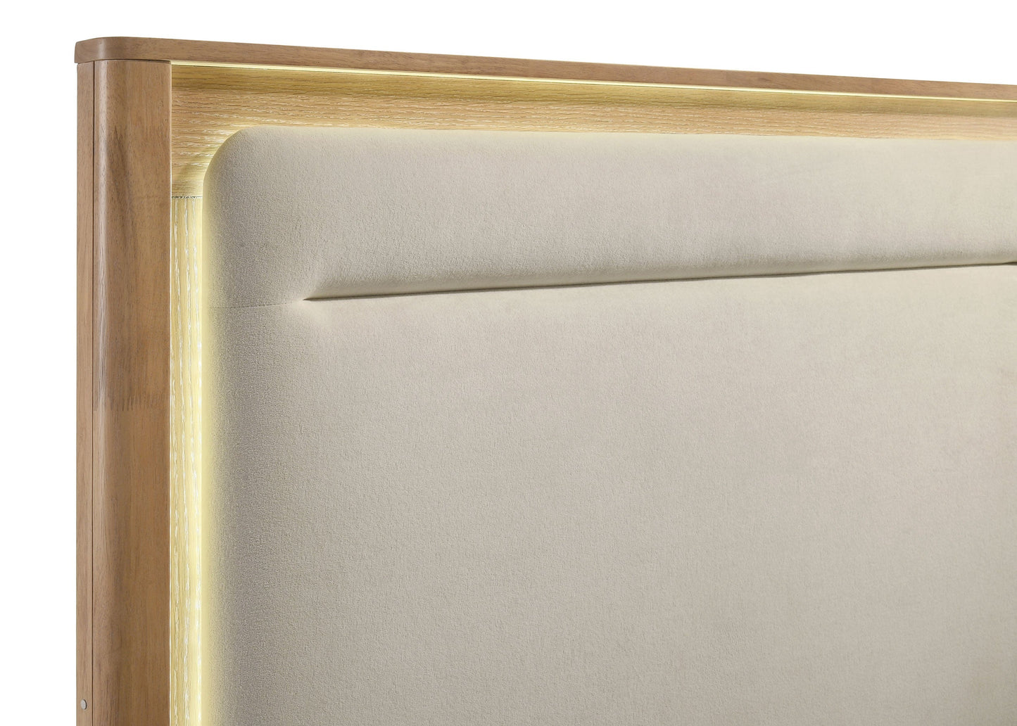 Leanne 4-piece Queen Bedroom Set Light Oak
