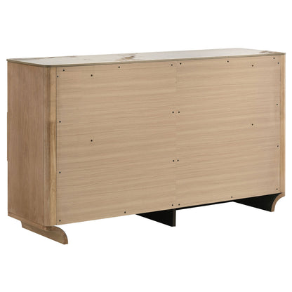 Leanne 5-piece Queen Bedroom Set Light Oak