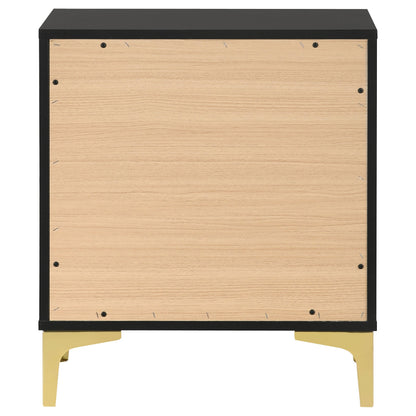 Kendall 2-drawer Nightstand Black