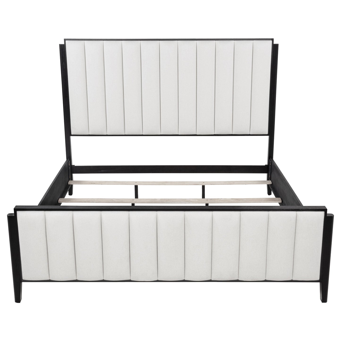 Brookmead 60-inch Upholstered Eastern King Bed Black