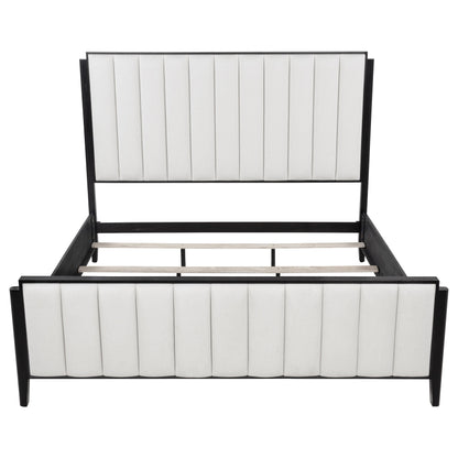 Brookmead 60-inch Upholstered Eastern King Bed Black