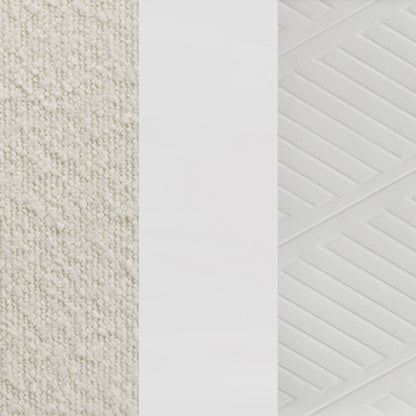 Marmore 64-inch Eastern King Panel Bed LED Headboard White