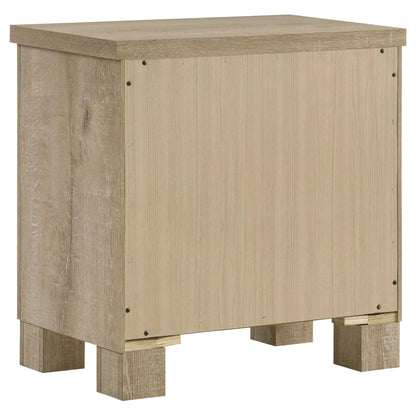 Oakglen 2-drawer Nightstand Bedside Table Weathered Oak