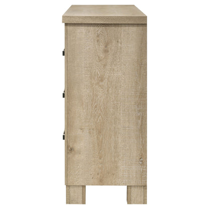 Oakglen 6-drawer Bedroom Dresser Weathered Oak