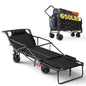 2-in-1 Folding Wagon Cart Chair 650LBS Capacity