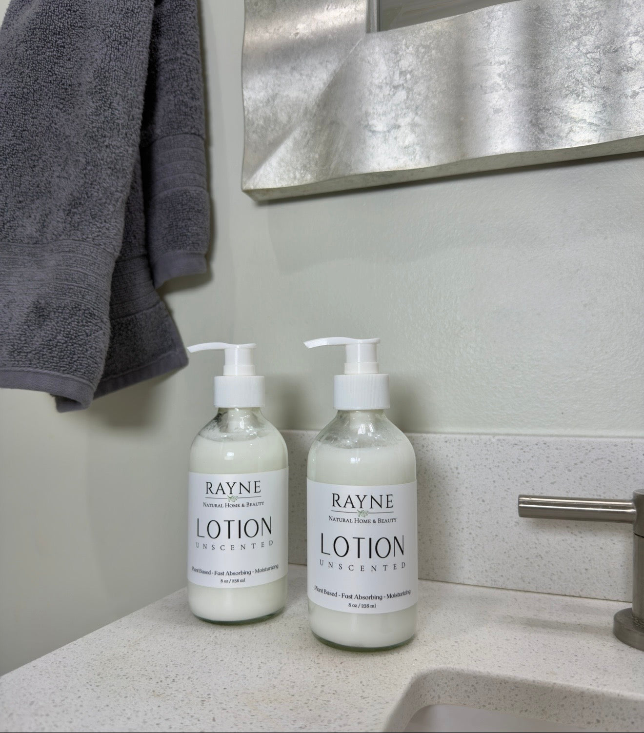 Unscented Body Lotion - Fragrance-Free Daily Moisturizer for Sensitive Skin